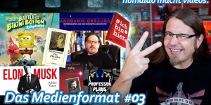 Beitragsbild des Blogbeitrags Spongebob Obscura & jede Menge tote Bäume • Das Medienformat #03