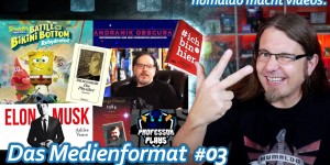 Beitragsbild des Blogbeitrags Spongebob Obscura & jede Menge tote Bäume • Das Medienformat #03 