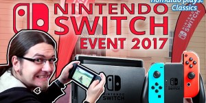 Beitragsbild des Blogbeitrags Am Nintendo SWITCH Event in Wien! • humaldo plays! Classics (Februar 2017)