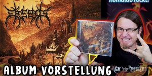 Beitragsbild des Blogbeitrags Mit DEATHMETAL gewürztes Blunzengrestl • EREBOS – Heretic Album Vorstellung