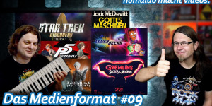 Beitragsbild des Blogbeitrags The Medium, Star Trek Lower Decks & Discovery, Gremlins, Persona 5, Antstream • Das Medienformat #09 
