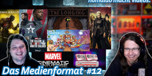 Beitragsbild des Blogbeitrags Falcon & Wintersoldier, MCU Binge, The Longing, Evercade VS, Space X u.v.vm! • Das Medienformat #12 