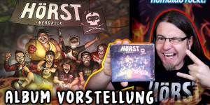 Beitragsbild des Blogbeitrags Die Attacke der NERD-ROCK Realisten • HÖRST – 8Bit Album Vorstellung