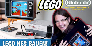 Beitragsbild des Blogbeitrags Ich baue das NINTENDO ENTERTAINMENT SYSTEM Lego Set zusammen!