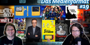 Beitragsbild des Blogbeitrags Eternals, Playdate, Switch OLED, Wetten dass…?, Josef Hader, Kabarett uvm • Das Medienformat #19 