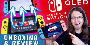 Beitragsbild des Blogbeitrags Ich ziehe auf meine *neue* SWITCH OLED um • Unboxing, User-Transfer & Review