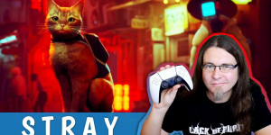Beitragsbild des Blogbeitrags Mit einer Mieze durch die Robo-Dystopie • STRAY (PS5)