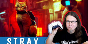 Beitragsbild des Blogbeitrags Mit einer Mieze durch die Robo-Dystopie • STRAY (PS5) 