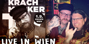 Beitragsbild des Blogbeitrags Ein metallischer Abend mit KRACHMUCKER TV • Live @ Escape Wien 