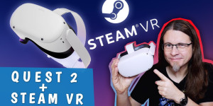 Beitragsbild des Blogbeitrags So kannst Du STEAM VR auf der QUEST 2 verwenden