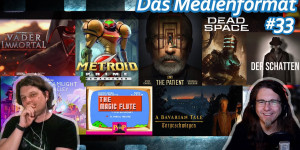 Beitragsbild des Blogbeitrags Zwangspension für alte Säcke? Metroid, Dead Space, Star Wars, Telepathie uvm! • Das Medienformat #33 