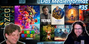 Beitragsbild des Blogbeitrags Künstliche Intelligenz, Super Mario & Tetris Movie, Picard 3, Resi2, Moss uvm • Das Medienformat #35