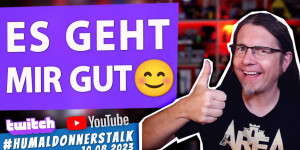 Beitragsbild des Blogbeitrags Der #humaldonnerstalk vom 10.08.2023 u.A. mit Podcast Clips, OCTOMAN und BLÄCK METÄL! 