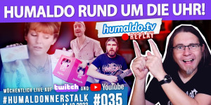 Beitragsbild des Blogbeitrags Ich bin jetzt ein TV-SENDER! (So in der Art) • Der #humaldonnerstalk vom 14.12.2023 