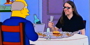 Beitragsbild des Blogbeitrags Steamed Hams but Skinner is badly acted by a guy with meme glasses