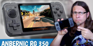 Beitragsbild des Blogbeitrags Ist das der Retro-Gaming TRAUM-Handheld? • Anbernic RG 350 Unboxing & Review