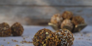 Beitragsbild des Blogbeitrags Blütenpollen-Energy-Balls