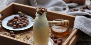 Beitragsbild des Blogbeitrags heiße Gewürzvanillemilch