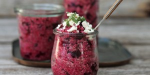 Beitragsbild des Blogbeitrags Rote Beete-Quinoa-Salat