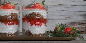 Beitragsbild des Blogbeitrags Erdbeer-Schichtdessert