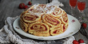 Beitragsbild des Blogbeitrags Erdbeercharlotte