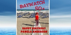Beitragsbild des Blogbeitrags HAPPY BIRTHDAY PAMELA ANDERSON! Welcome to Baywatch 50+ 