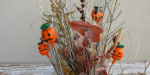 Beitragsbild des Blogbeitrags Kreatives Basteln mit Mohnkapseln oder gruselige Kürbisse für Halloween 