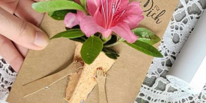 Beitragsbild des Blogbeitrags Bastelspaß für den Muttertag: Recycelte 3D-Karte mit persönlicher Note!