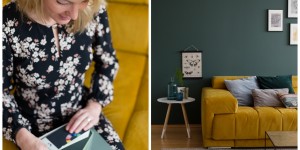 Beitragsbild des Blogbeitrags Abenteuer Farbe – Ein Wohnzimmer in Grün 