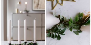 Beitragsbild des Blogbeitrags Schlichtes Adventsgesteck aus Eukalyptus 