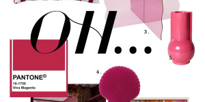 Beitragsbild des Blogbeitrags {trend report} Pantone Farbe des Jahres 2023: Viva Magenta 