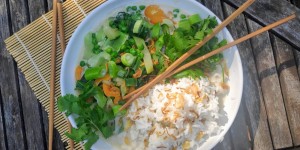 Beitragsbild des Blogbeitrags Thai-Curry mit Ingwer-Reis 