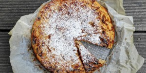 Beitragsbild des Blogbeitrags Französischer Apfelkuchen 