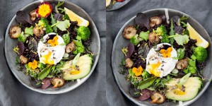 Beitragsbild des Blogbeitrags Australien inspirierter Schwarzer Reis-Salat 