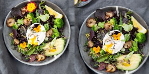 Beitragsbild des Blogbeitrags Australien inspirierter Schwarzer Reis-Salat