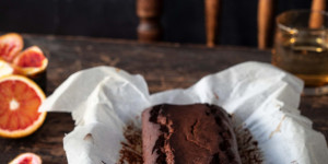 Beitragsbild des Blogbeitrags Blutorangen Schokoladenkuchen