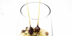Beitragsbild des Blogbeitrags Earl Grey Panna Cotta, Birnenragout und karamellisierte Haselnüsse