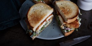 Beitragsbild des Blogbeitrags Schnitzelsandwich mit Wirsing Cole Slaw