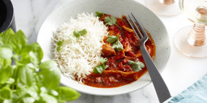 Beitragsbild des Blogbeitrags Thermomix: Paprika-Geschnetzeltes