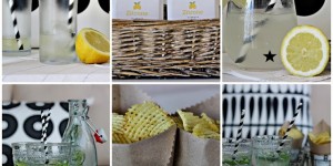 Beitragsbild des Blogbeitrags Limonade selber machen und praktische Snack Tüten zum Nachmachen