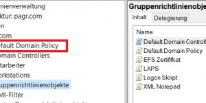 Beitragsbild des Blogbeitrags Default Domain Policy / Domain Controllers Policy mit dcgpofix wiederherstellen (Standardeinstellungen)