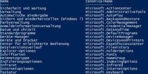 Beitragsbild des Blogbeitrags Windows 10 / Windows Server 2016: Mit Show-ControlPanelItem die Systemsteuerung aufrufen 