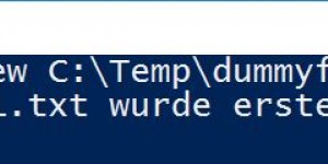 Beitragsbild des Blogbeitrags Dummy Files mit fsutil erstellen