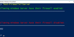 Beitragsbild des Blogbeitrags Test-FirewallAllServer: Query the Firewall status on all Windows Servers
