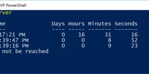 Beitragsbild des Blogbeitrags Powershell: Showing the Uptime of all Windows Servers