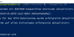 Beitragsbild des Blogbeitrags Create a bootable USB stick with PowerShell (Create-BootableUSBStick) 