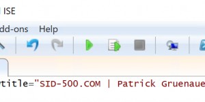 Beitragsbild des Blogbeitrags PowerShell: Customizing the Title Bar of your PowerShell Console Window