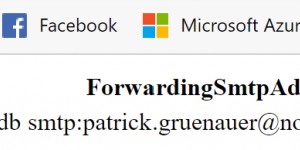 Beitragsbild des Blogbeitrags Microsoft 365: List all Mailbox Forwarding Rules (Server)