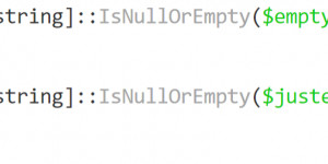 Beitragsbild des Blogbeitrags PowerShell: $null vs ::IsNullOrEmpty