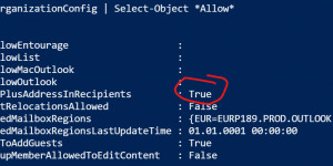 Beitragsbild des Blogbeitrags Exchange Online: Configure Plus Addressing with PowerShell